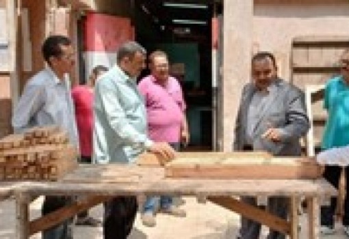 Benha University Vice President for Education and Student Affairs inspects maintenance work in university cities in Kafr Saad