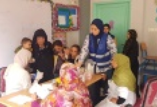Benha university medical convoys are heartily welcomed in the village of Noah/ Shibin El-Kanater