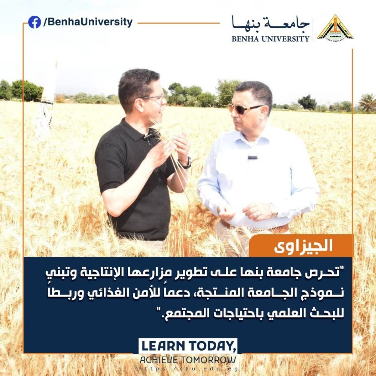جامعة بنها | جامعة منتجة